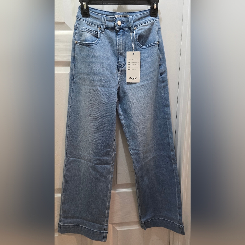 Stylish Blue Women's Wide Leg Size 4